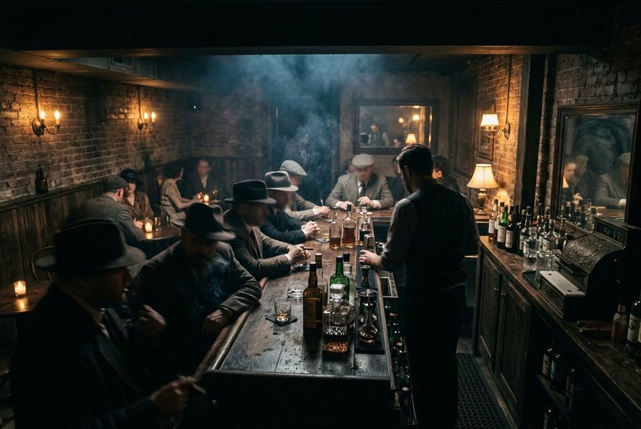 A hidden Prohibition speakeasy